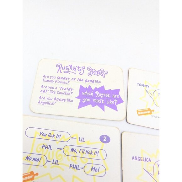 Vtg.90s set 7 Kellogg's Rugrats 3D Lenticular & pictoral Card Nickelodeon retro - Picture 10 of 13